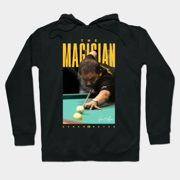 Efren Reyes Greatest Pool Player of All Time Hoodie by Juantamad